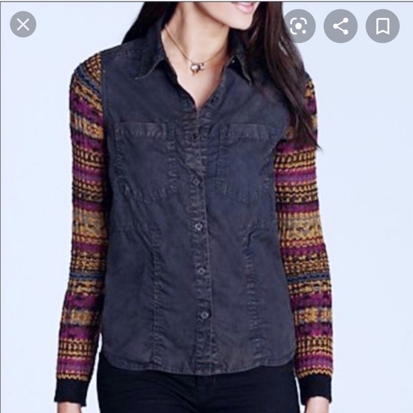 Free People We The Free shirt - Picture 1 of 4